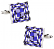 Purple Acrylic Cufflinks