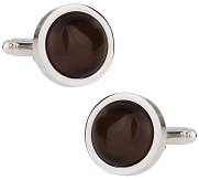 Bold Brown Cufflinks