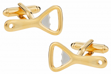 Gold Silver Bottle Opener Cufflinks | Canada Cufflinks