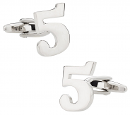 Number 5 Cufflinks