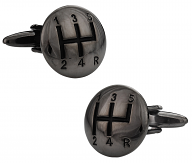 Gun Metal Stick Shift Cufflinks