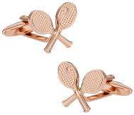 Goldtone Tennis Cufflinks