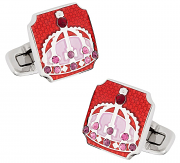 Royal Crown Cufflinks in Red | Canada Cufflinks