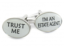 Trust Me Real Estate Cufflinks