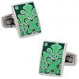 Foliage Green Cufflinks | Canada Cufflinks