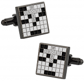 Crossword Puzzle Cufflinks