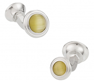 Double Yellow Cufflinks