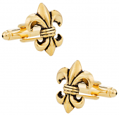 Antique Gold Fleur Di Lis Cufflinks