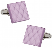 Quilted Metallic Purple Cufflinks