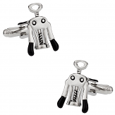 Corkscrew Wine Cufflinks | Canada Cufflinks