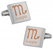 Scorpio Zodiac Sign Cufflinks
