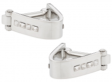 Crystal Metal Wrap Around Cufflinks | Canada Cufflinks