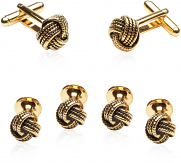 Gold Knot Formal Stud Sets