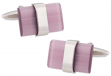 Suspended Pink Cufflinks