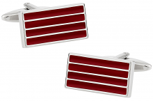 Red Bar Cufflinks