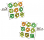 Artistic Green Cufflinks