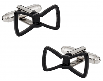 Cool Black Bow Tie Cufflinks