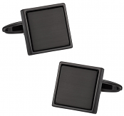 Gunmetal Blacked Out Cufflinks