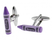 Purple Crayon Cufflinks
