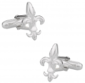 Sterling Silver Fleur De Lis Cufflinks | Canada Cufflinks