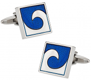 Blue Wave Cufflinks