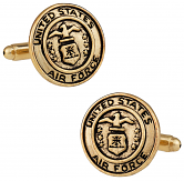 Gold Air Force Cufflinks USAF