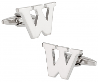 Letter "W" Cufflinks