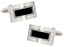 Black C Cufflinks