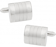 Traditional Silver Cufflinks