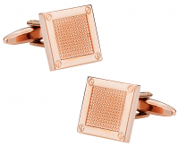 Square Rose Gold Cufflinks