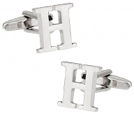 Letter "H" Cufflinks