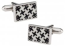 Detailed Silver Cufflinks