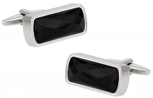 Faceted Black Onyx Cufflinks