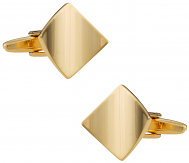 Gold Curled Cufflinks